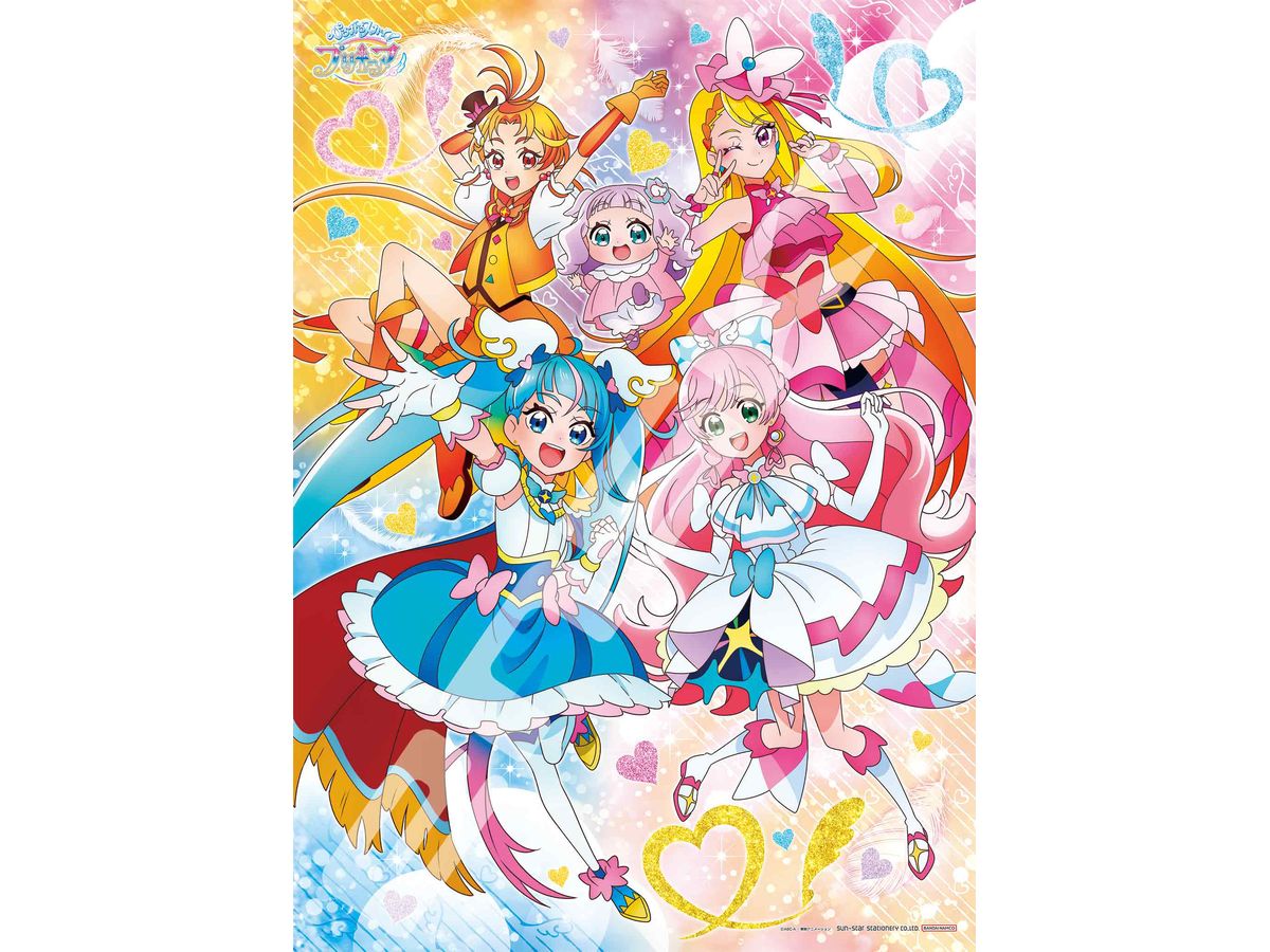 Jigsaw Puzzle Hirogaru Sky! Pretty Cure: Fly Around The World 300Largepcs (No.300-L577: 530 x 380mm)