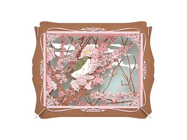 PAPER THEATER PT-319 Plum And White-Eye