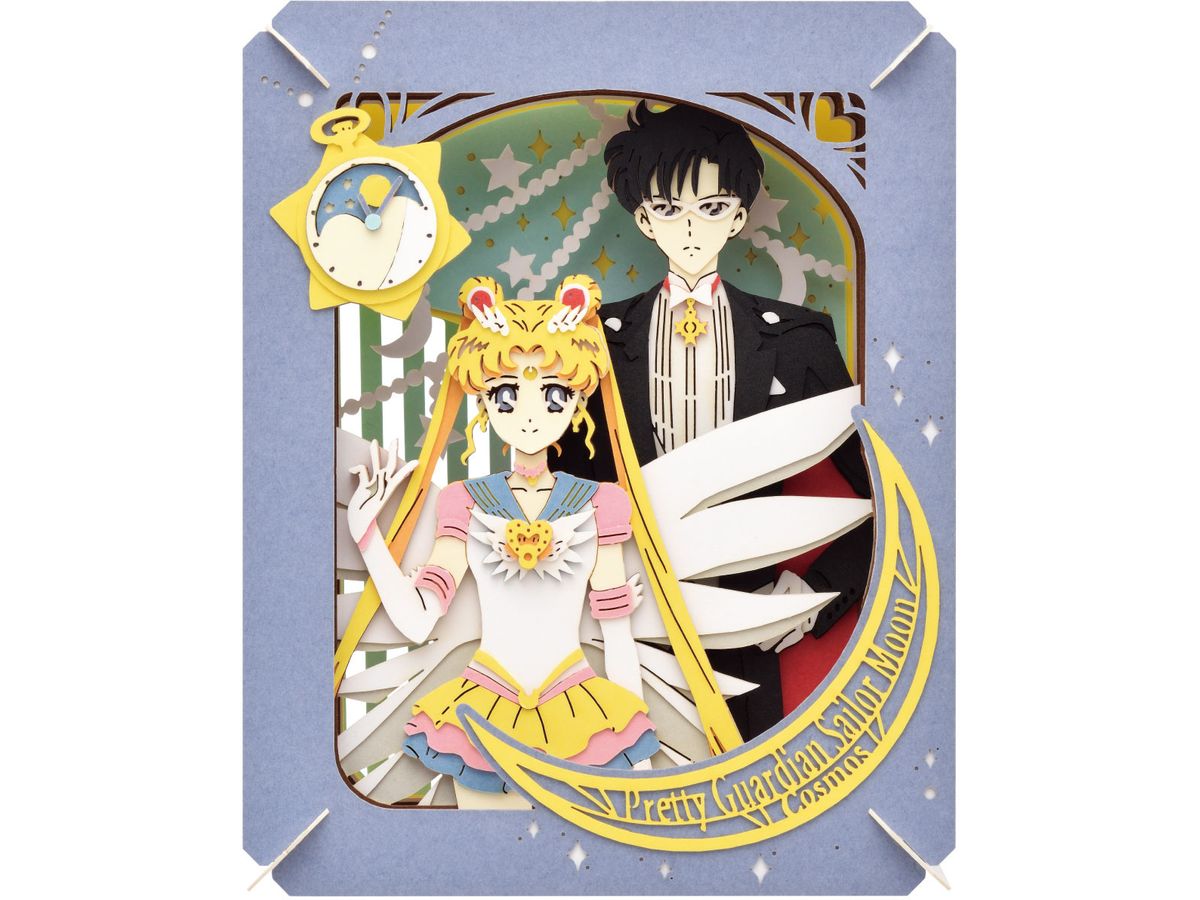 Sailor Moon Cosmos The Movie: PAPER THEATER PT-328 Eternal Sailor Moon & Tuxedo Mask