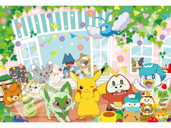 Jigsaw Puzzle Pokemon: Pikachu Cafe Party 108Largepcs (No.108-L791: 380 x 260mm)