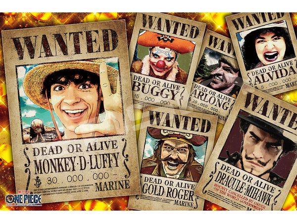 Jigsaw Puzzle Netflix Live-Action ONE PIECE: Wanted Poster 1000pcs (No.1000-593: 750 x 500mm)