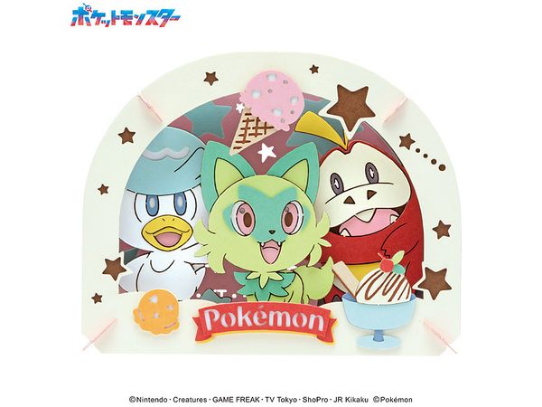 Pokemon: PAPER THEATER PT-337 Exciting Ice Cream