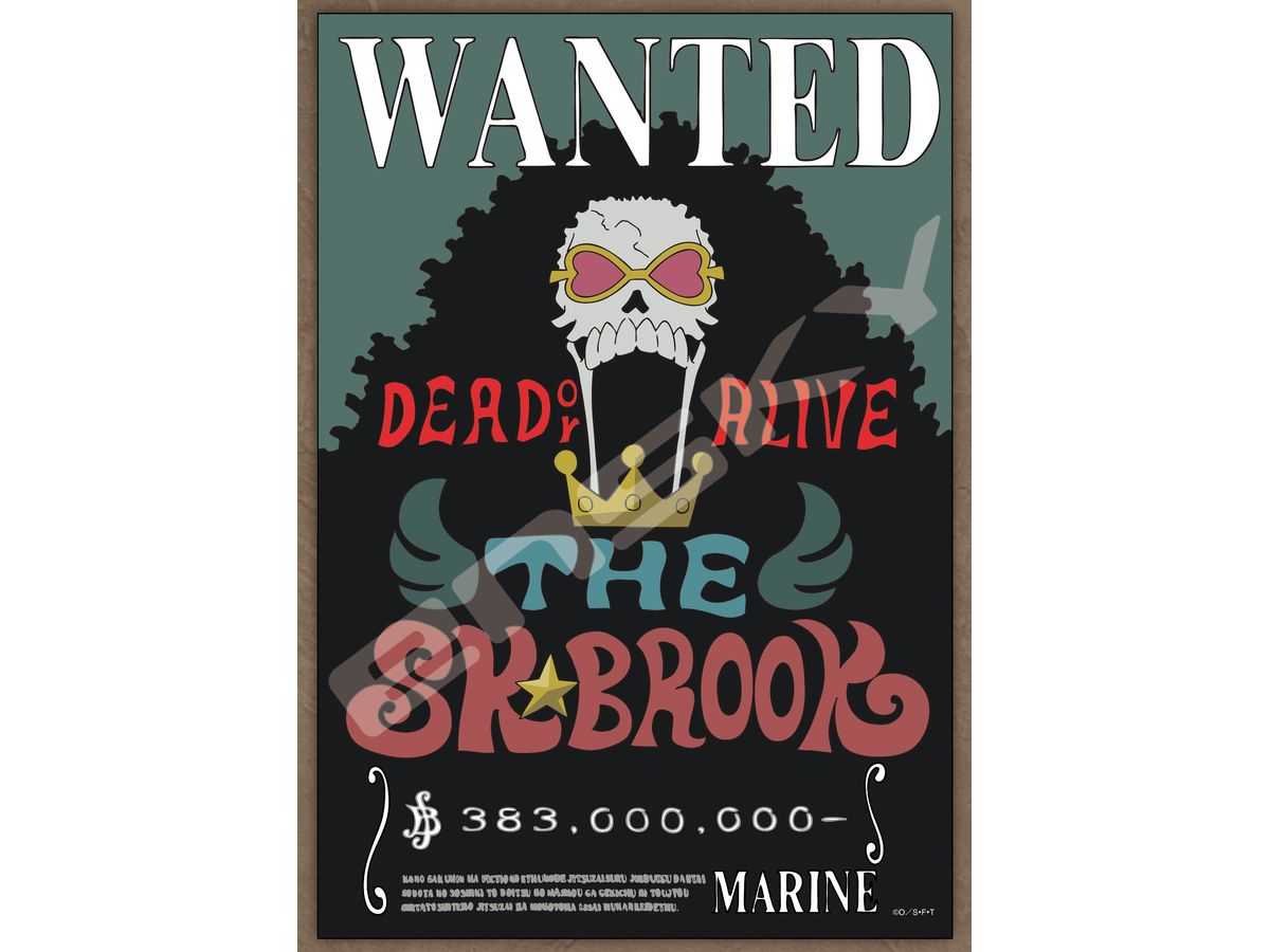 ONE PIECE Musician Soul King Brook 208pcs (No.208-142 : 182 x 257mm)