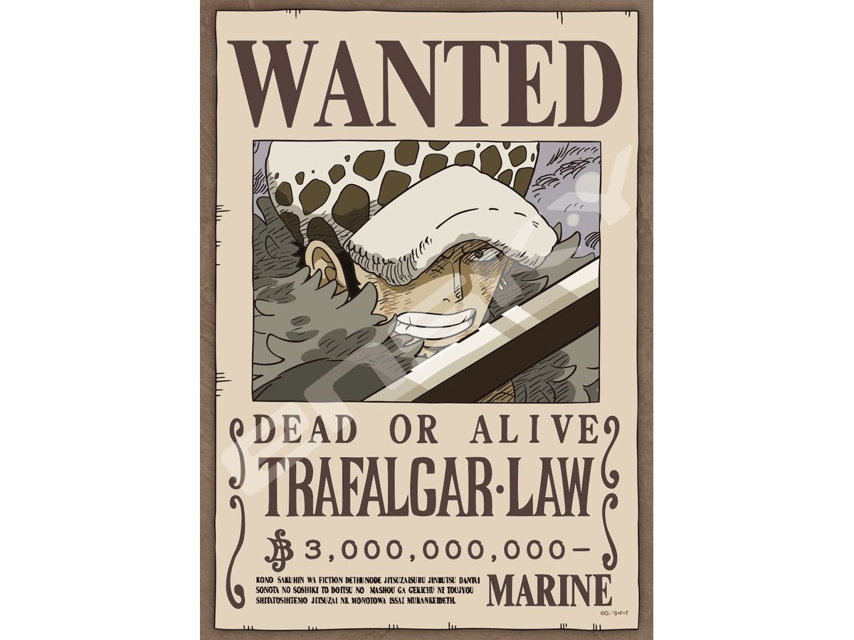 ONE PIECE Surgeon of Death Trafalgar Law 208pcs (No.208-144 : 180 x 257mm)