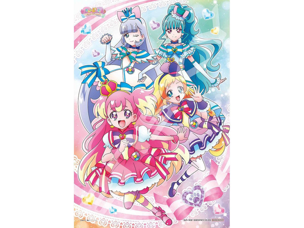 Jigsaw Puzzle Wonderful Precure!: Kizuna no Power! 108Largepcs (No.108-L900: 380 x 260mm)