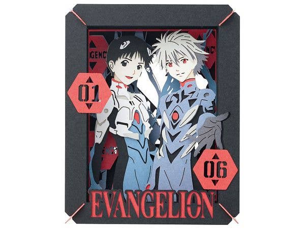 Evangelion: PAPER THEATER PT-154X Shinji & Kaworu [Renewal]