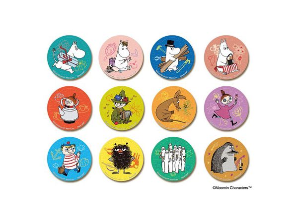 Moomin: Pachit Badge Collection 1Box 12Pcs
