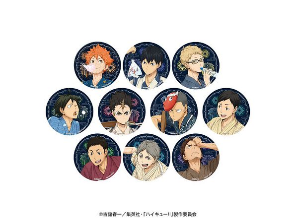 Anime Haikyu!!: Pachit Badge Collection 1Box 10Pcs