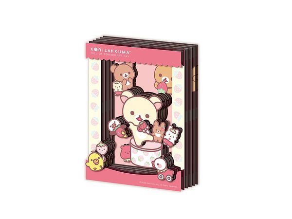 Rilakkuma: Paper Shadow Art Sa-M17 Korilakkuma's Strawberry Days