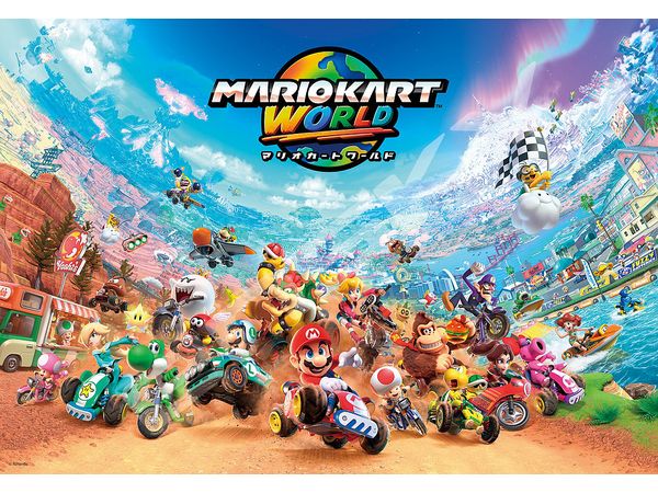 Mario Kart World: Jigsaw Puzzle 1000 Pieces 1000T-554 Mario Kart World 2