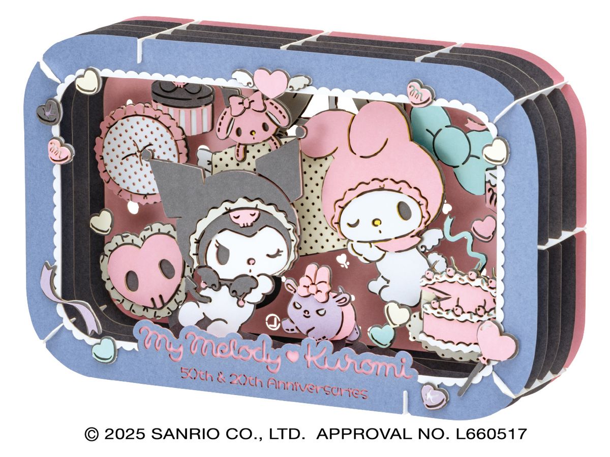 Sanrio Characters: Paper Theater Pt-L95 My Melody & Kuromi