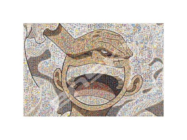 One Piece: Jigsaw Puzzle 1000 Pieces 1000-595 One Piece Mosaic Art Gear 5 (500 x 750mm)