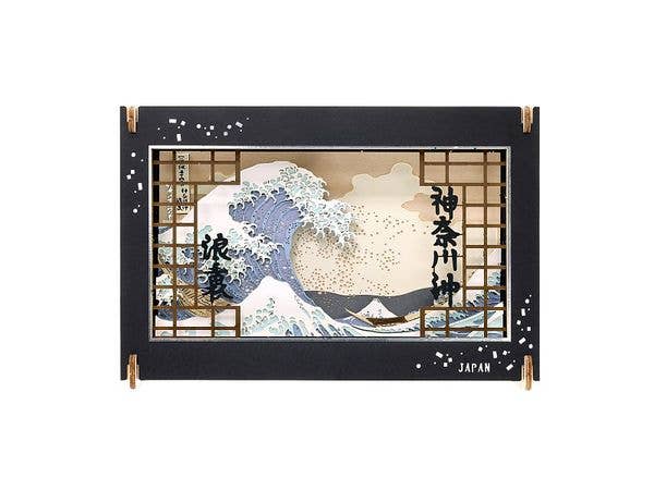 Paper Theater Pt-Wl36 The Great Wave Off Kanagawa