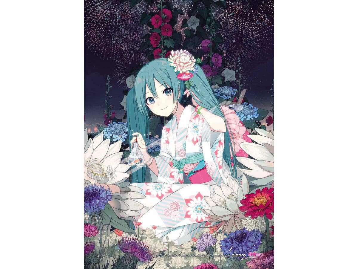 Hatsune Miku: Jigsaw Puzzle 208 Pieces 208-ML13 Summer Flowers (182 x 257mm)