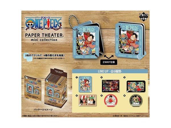 Tv Anime One Piece: Paper Theater Paper Theater Mini Collection 1Box 6pcs