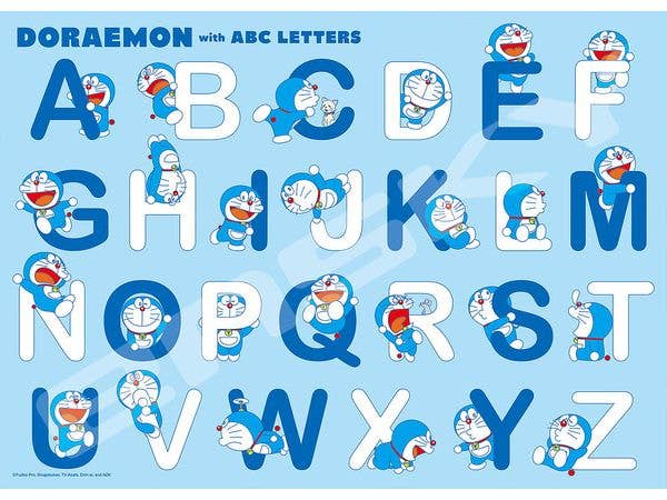 Doraemon: Jigsaw Puzzle 300 Pieces 300-L702 Doraemon and the Alphabet (380 x 530mm)