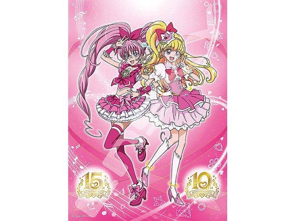 Pretty Cure Series: Jigsaw Puzzle 500 Pieces 500-798 Suite Pretty Cure 15th Anniversary & Maho Girls Pretty Cure! 10th Anniversary (Holo-Glitter Jigsaw) (380 x 530mm)