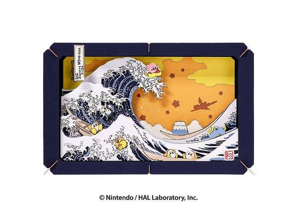 Kirby's Dream Land PAPER THEATER / Thirty-Six Views of Pupupu: The Great Wave off Float Islands PT-L128