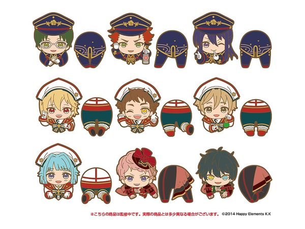 Ensemble Stars!: Nokkari Rubber Clip UNIT 4: 1Box (9pcs)