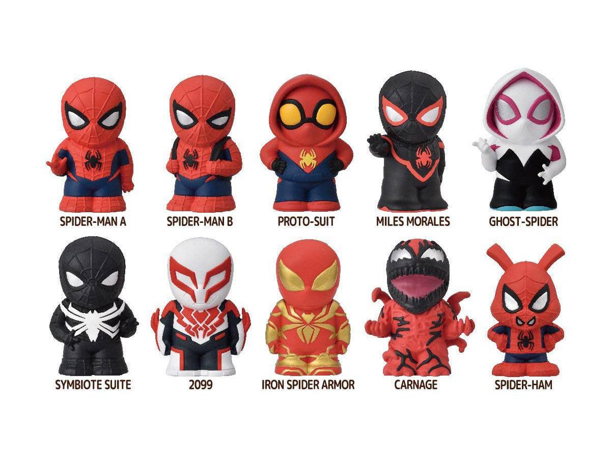 Spider-Man: Soft Vinyl Puppet Mascot 1Box 10pcs