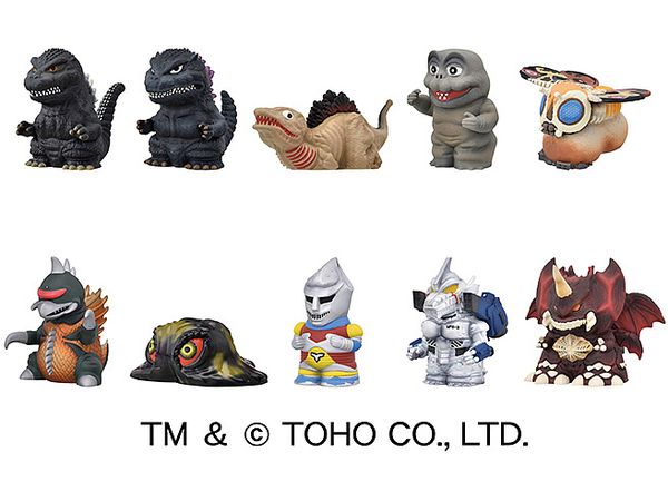 Godzilla: Sofvi Puppet Mascot 2: 1Box (10pcs)