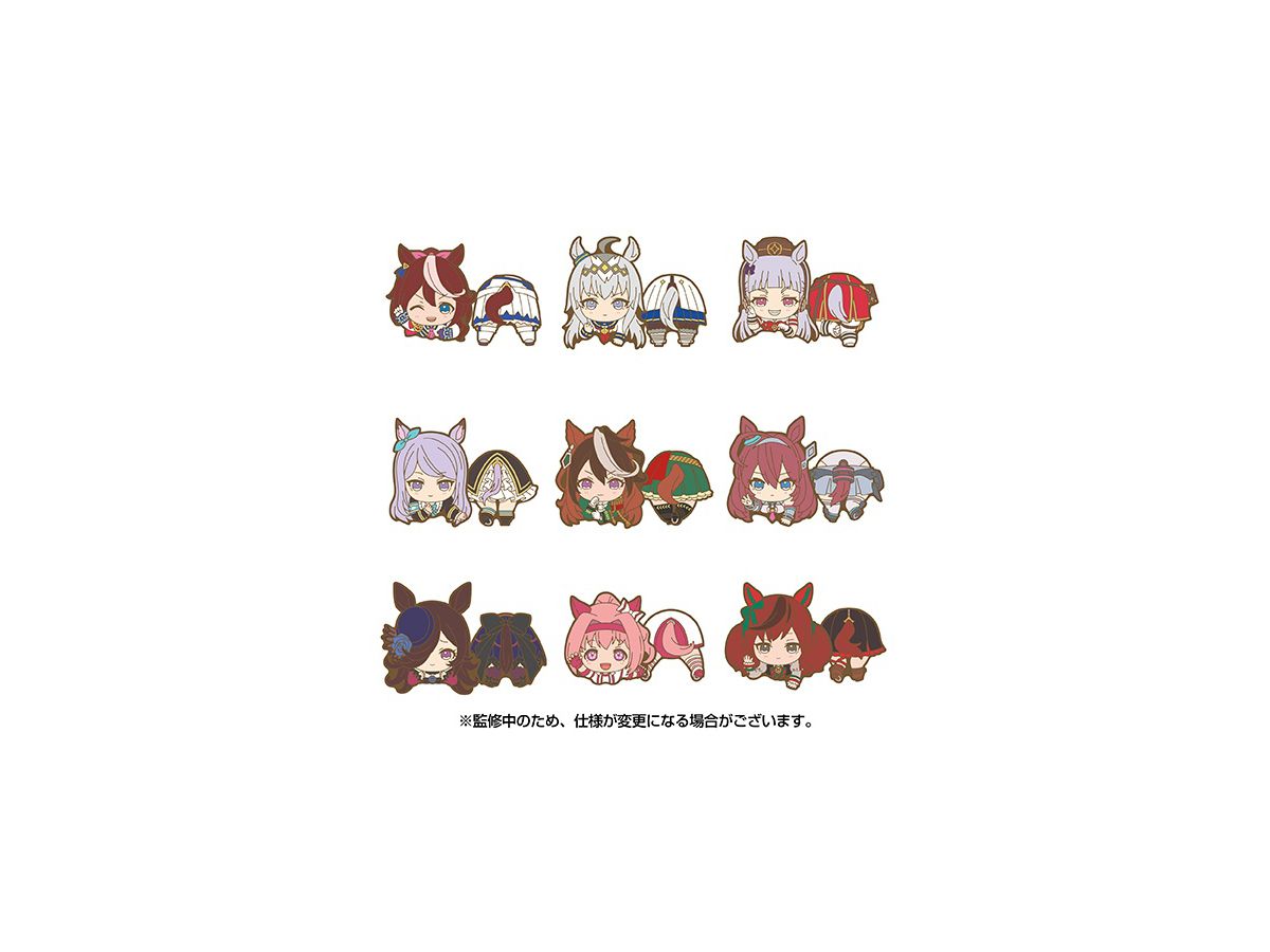 Uma Musume Pretty Derby: Nokkari Rubber Clip B 1Box (9pcs)