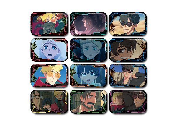 TRIGUN STAMPEDE: Marukaku Can Badge: 1Box (12pcs)