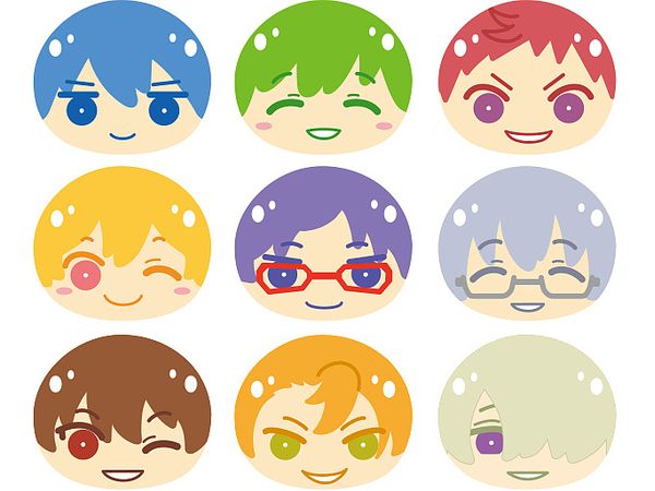 Free!-the Final Stroke-: Omanju Nigi Nigi Mascot Abox 1Box (9pcs)