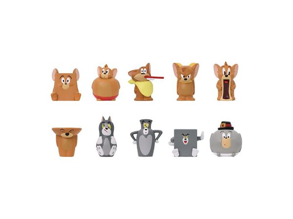 Tom And Jerry: Soft Vinyl Puppet Mascot 1Box 10Pcs (Reissue)
