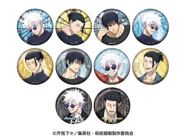 TV Anime Jujutsu Kaisen : Glitter Can Badge Collection Inventory / Premature (Resale) 1BOX10pcs