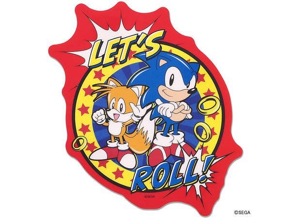 Sonic The Hedgehog: Travel Sticker 6. Let's Roll!
