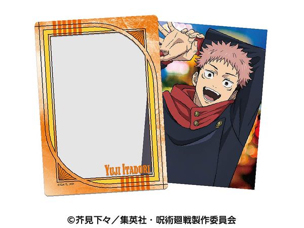 Tv Anime Jujutsu Kaisen: Bromide Set With Case 1. Yuji Itadori
