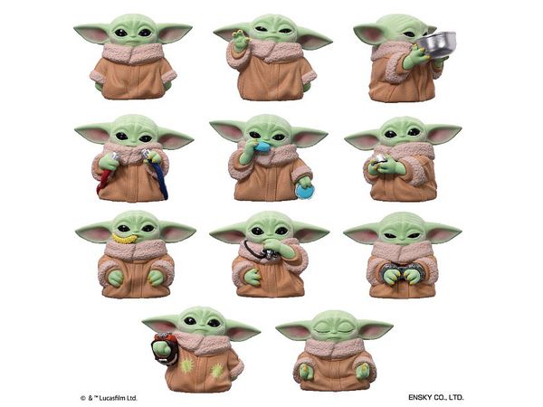 Star Wars Mandalorian: Groogoo Soft Vinyl Puppet Mascot 1Box 11Pcs
