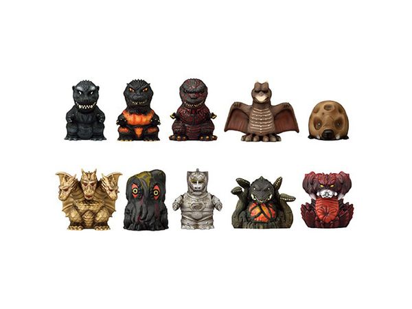 Godzilla: Soft Vinyl Puppet Mascot: 1Box (10pcs)