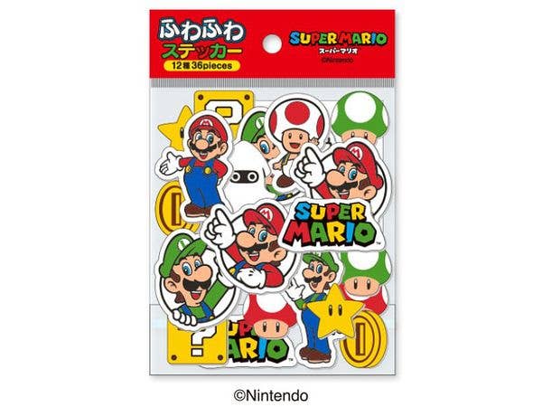 Super Mario: Fluffy Stickers