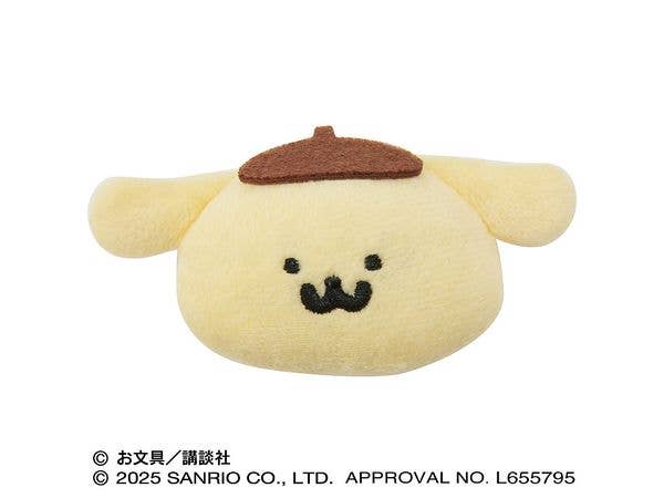 Pompompurin x Stationery: Fluffy Badge 3. Pompompurin
