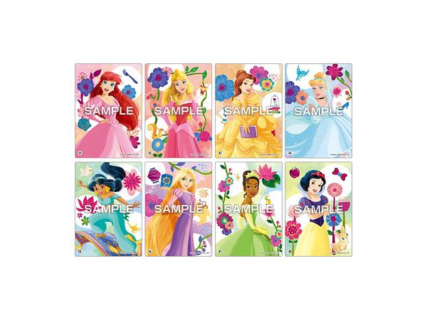 Disney Princess: Clear Card Collection Gum 1 Box 16Pcs