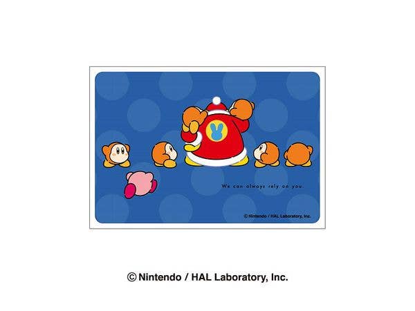 Kirby play with Waddle Dee: Character Sleeve Mini ENS-14 I'm counting on you
