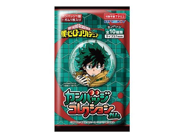 My Hero Academia: Badge Collection Gum, 1 Box (10 Pieces)