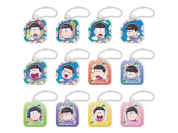 Osomatsu-San: Acrimini Acrylic Keychains (1 Box, 24 Pieces)