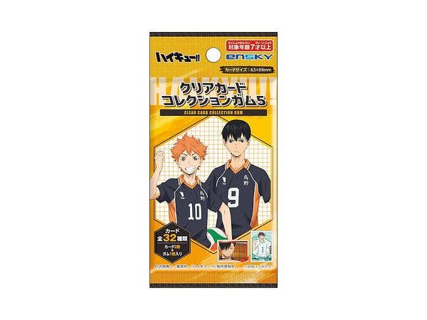 Anime Haikyu!!: Clear Card Collection Gum 5 1 Box 16Pcs