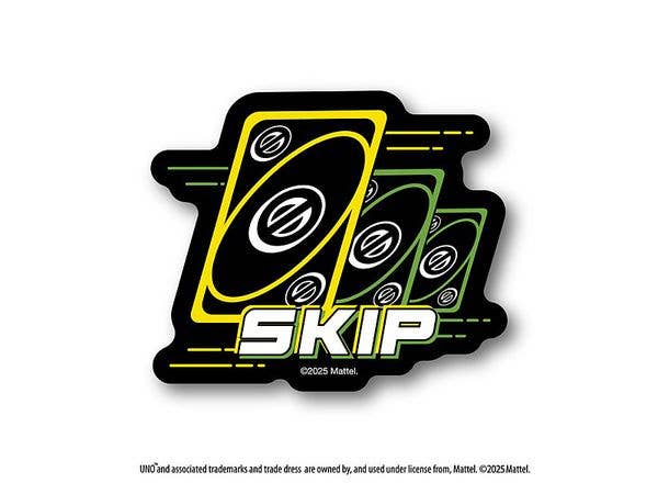 UNO: Die-Cut Sticker Mini SKIP