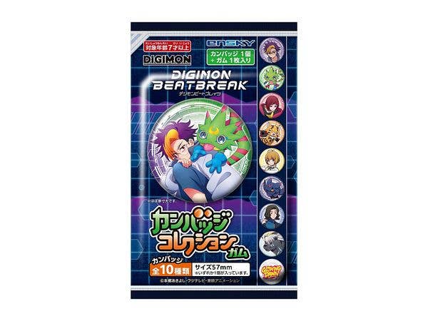 Digimon Beatbreak: Badge Collection Gum: 1Box (10pcs)
