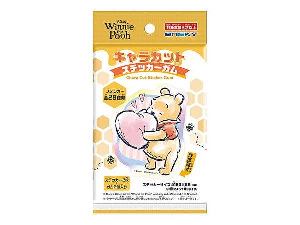 Winnie the Pooh: Character Cut Sticker Gum 1 Box (16 pieces)