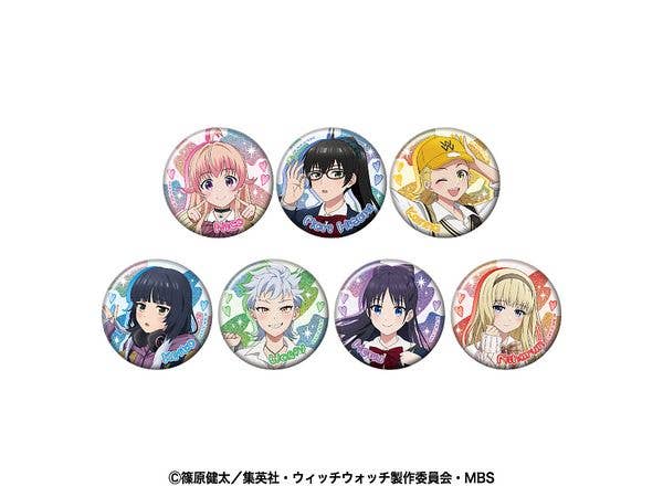 Tv Anime Witch Watch: Glittery Can Badge Collection 1 Box (7Pcs)