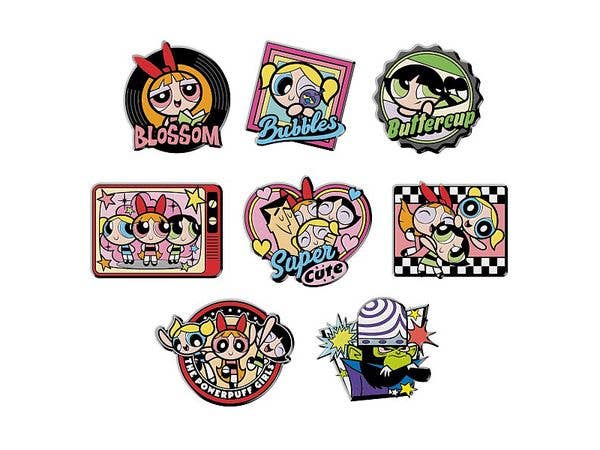 Powerpuff Girls: Big Pins Collection 1 Box 8 Pieces