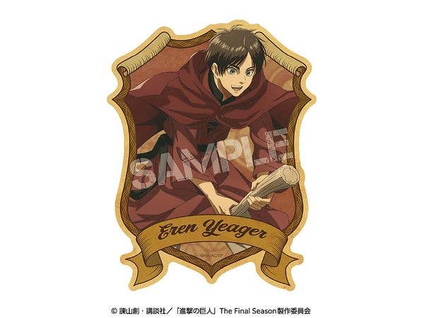 Tv Anime Attack On Titan: Travel Sticker 1. Eren (Wizard)
