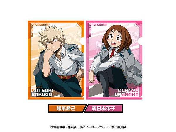 My Hero Academia Tv Anime: Clear File Set 2. Katsuki Bakugo & Ochaco Uraraka