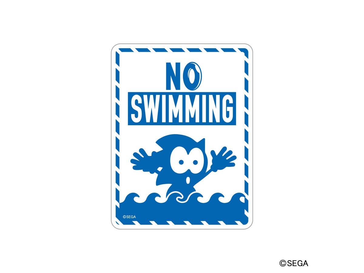 Sonic The Hedgehog: Caution Sticker 3