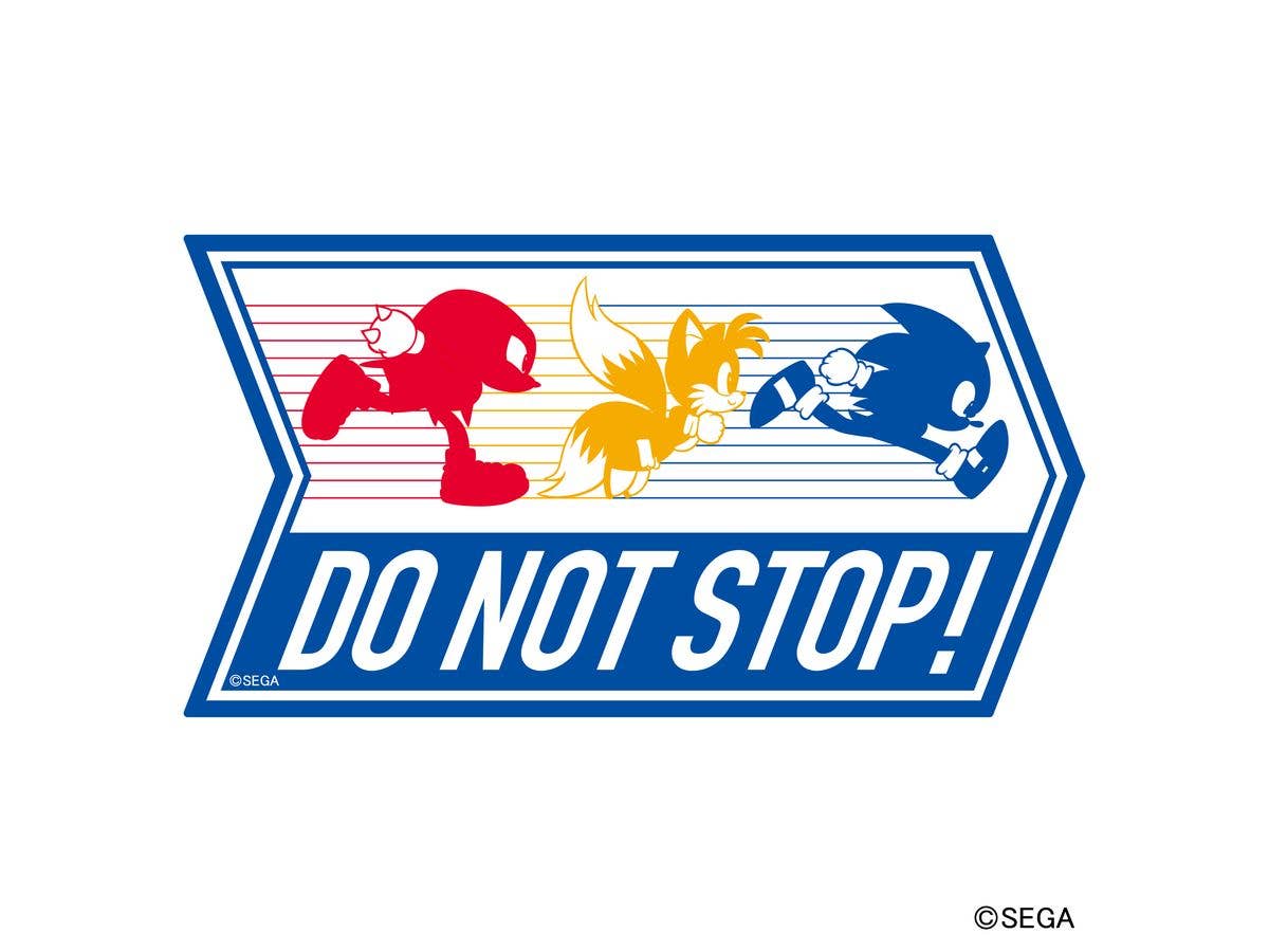 Sonic The Hedgehog: Caution Sticker 8